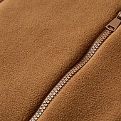 economico Felpa con cappuccio in pile-Per uomo Felpa con cappuccio Felpa con cappuccio a zip intera Felpa con cappuccio e zip Felpe con cappuccio e zip Felpa con cappuccio in pile Sherpa Blu Nero Verde militare Marrone Con Cappuccio