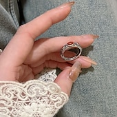 levne Prsteny-1ks Prsten For Dámské ulice Dovolená Slitina Retro