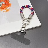 abordables Correas para el teléfono y muñequeras-Nueva correa para teléfono con clip, pulsera y clip, resistente y duradera. &amp;Cordón para cámara unisex antipérdida, correa de muñeca corta para teléfono, nuevo cordón giratorio de una pieza con cierre