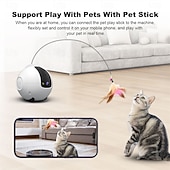 cheap Indoor IP Network Cameras-4MP Smart Robot CCTV Camera Battery Powered AI Motion Detection Remote Control Pet Playmate Two-Way Audio