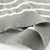 economico Maglioni e cardigan per bambini-Bambini Ragazzi Pullover Maglione A righe Manica Lunga Girocollo All'aperto Moda Blu marino Autunno Vestiti 4-12 Anni