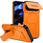 Недорогие Другие чехлы для телефонов-телефон Кейс для Назначение Google Пиксель 10 Про Пиксель 10 Пиксель 9 Про Пиксель 9 Кейс на заднюю панель со стендом Защита от удара броня ПК Кожа PU