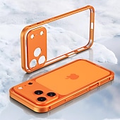 זול נרתיקים לאייפון-טלפון מגן עבור iPhone 17 Pro Max מסגרת באמפר אולטרה דק תבנית גאומטרית מתכת