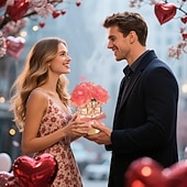 tanie Dekoracyjne światła-Zasilana Lampka Stół Dotykowa Kryształowa Róża 3 Kolory Dimmingu Wieczne Kwiaty Nocna Lampa Prezent na Rocznicę dla GF Jej