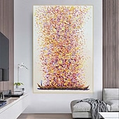 cheap Landscape Paintings-Mintura Hand Painted Return with a Full Load Oil Paintings on Canvas Modern Wall Art Picture For Home Decoration Ready To Hang With Stretched Frame