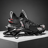 Χαμηλού Κόστους Ανδρικά Παπούτσια Τρεξίματος-Ανδρικά λευκά και γκρι αθλητικά αθλητικά παπούτσια - παπούτσια υψηλών επιδόσεων με αναπνεύσιμο σχεδιασμό για τρέξιμο, υπαίθριες δραστηριότητες και καθημερινή χρήση