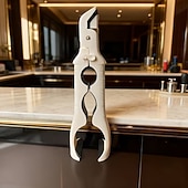 billige Kjøkkenutstyr og -redskap-3-i-1 skåldingsbestandig grytekang med sklisikker design integrert boksåpner og gripeverktøy kjøkkenverktøy for å løfte opp tallerkener og boller multifunksjonsbrett og dampklype håndterer enkelt