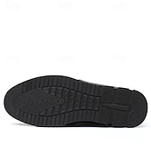 economico Scarpe casual degli uomini-scarpe slip-on trapuntate rosse e nere da uomo con lacci elastici - calzature casual alla moda per le uscite del fine settimana