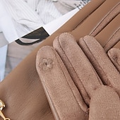 Недорогие Перчатки-Жен. 1 пара С пальцами / Зимние Активный / Уличный стиль Перчатки - Полотняное плетение Стильные