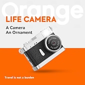 baratos Câmaras, Fotografia &amp; Vídeo-Chaveiro com câmera digital compacta e tela IPS de 0,96 polegadas. &amp;Câmera digital mini com flash, alça de pescoço, lente macro, recarregável via USB, vídeo 1080p, 20MP, autofoco híbrido, saída de