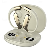 cheap Open-Fit Earphones-Intelligent AI Translation Earbuds Private-Mould OWS Semi-In-Ear Sports Earhook Bluetooth Earphones Extra-Long Battery Life Valentine's Day Gift