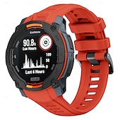 preiswerte Garmin-Uhrenarmbänder-Uhrenarmband für Garmin Instinkt 3 Silikon Ersatz Gurt Verstellbar Sportarmband Moderne Schnalle Blumen bedruckt Armband