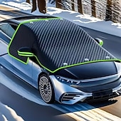 Χαμηλού Κόστους θέρμανση &amp; ψύξη-καθολικό κάλυμμα παρμπρίζ αυτοκινήτου, ανθεκτικό ύφασμα Oxford snow &amp;Προστατευτικό πάγου με προστασία UV, εύκολο στην εγκατάσταση προστατευτικό χειμερινού παρμπρίζ για όλα τα οχήματα, αξεσουάρ