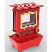 cheap Camping Equipment-Vintage Coal Oil Stove, Outdoor Fire Pit with Glass Screen, Sturdy Metal Construction, No Electricity Needed, for Camping Backyard BBQ Tea &amp; Cooking, Portable Camping Stove, Elegant Design, Durable Co