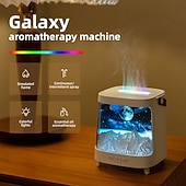 cheap Humidifiers &amp; Dehumidifiers-Air Spray Humidifier with Essential Oil Fragrance Expansion Function Adjustable Seven Color Light Suitable for Home Bedroom and Holiday Gifts Bedroom Rain Humidifier Desktop Humidifier Living Roo