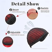 baratos Perucas de Carnaval-Peruca de Carnaval 2026 Rosa Vermelho Azul Encaracolado Ondulado Longo Peruca sintética para festivais Mardi Gras Parada Cabelo para fantasia de cosplay para Feminino