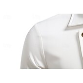economico Costumi maschili degli anni '20-Anni Ruggenti Anni 1920 Retrò Vintage Blusa / Camicia Gangster Testimoni dello Sposo Slim Fit Costume Per uomo Mascherata Abbigliamento da sera Affari / Cerimonia / Matrimonio Addio al Nubilato Adulti