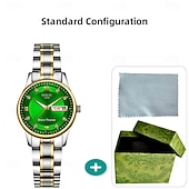 economico Orologi al quarzo-L'orologio al quarzo da donna è alla moda casual ed elegante con una scala digitale in strass e un quadrante luminoso con doppio calendario - La migliore scelta regalo per la Festa della Mamma per le