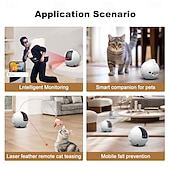 cheap Indoor IP Network Cameras-4MP Smart Robot CCTV Camera Battery Powered AI Motion Detection Remote Control Pet Playmate Two-Way Audio
