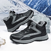 preiswerte Winter- und Schneestiefel-Graue Herren-Wintersneaker – isoliert und stützend, ideal für aktive Wintertage, Wandern und Outdoor-Sportarten