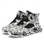 preiswerte Lässige Sneakers-Rote Herren-Sneaker für den Alltag – modisches Design mit auffälligen Prints, ideal als Weihnachtsgeschenk und für festliche Outfits