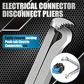 お買い得  車両サービス-3個のプロフェッショナル自動車用電気コネクタセパレーター &amp;60度角度付き切断プライヤーセット &amp;ストレートジョー設計、ワイヤー除去ツール、車のセンサー、コネクタ用の高耐久性の精密