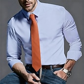  Ανδρικά Πουκάμισο Επίσημο Πουκάμισο Σκέτο Γάμου ΕΞΩΤΕΡΙΚΟΥ ΧΩΡΟΥ Ροζ Ανοικτό Μαύρο Λευκό Πράσινο Ανοικτό Μακρυμάνικο Απορρίπτω Άνοιξη Φθινόπωρο Ρούχα Σκέτο