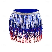 cheap Skirts-Carnival 2026 Rio Carnival Samba Dancewear Belly Dance Skirt Hip Scarf Dance Hip Belt Latin Dance Hula Hip Scarf Brazil Festival Performance Costume
