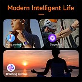 ieftine Selecții de valoare-Ceas inteligent A1 1 inch smartwatch pentru fitness ceas de alergare Bluetooth compatibil cu Android iOS bărbați rezistent la apă apeluri hands-free tracker de pași IP 67 carcasa de 40mm Cadou de