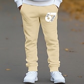  Unisexe Garçons 3D Graphique 67 Pantalons Pantalons de survêtement Printemps Automne Streetwear Basique Enfants 4-12 ans Extérieur Sport Occasionnel Coupe régulière