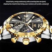 cheap Quartz Watches-The New Olevs Men&#039;S Business Watch Features A Luminous Moon Phase Calendar Small Three-Hand Multi-Functional Digital Large Dial Quartz Watch Which Is A Fashionable Casual Waterproof And Sporty Me