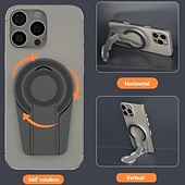 levne Stojany na telefony-2 balení nového skládacího lehkého dvoustranného magnetického stojánku na telefon pro iPad stolní stojan s otočným přenosným držákem na tablet stojan na telefon s trojím nastavením