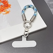 abordables Correas para el teléfono y muñequeras-Nueva correa para teléfono con clip, pulsera y clip, resistente y duradera. &amp;Cordón para cámara unisex antipérdida, correa de muñeca corta para teléfono, nuevo cordón giratorio de una pieza con cierre