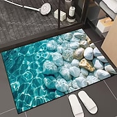 baratos Tappeto da bagno-3D Optical Illusion Doormat Visual Trap Floor Mat Non Slip Water Absorbing for Bathroom Shower Entryway Indoor Outdoor Diatomaceous Earth Quick Dry Absorbent 20 x 31 inch