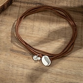 Χαμηλού Κόστους Κολιέ &amp; μενταγιόν-1 τεμ Κρεμαστό πολυεπίπεδη Κολιέ For Γυναικεία Δρόμος Δώρο Καθημερινά Κράμα Κλασσικό