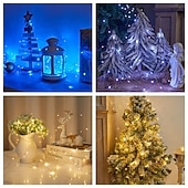 halpa Sähkökäyttöinen-Fantasiavalot sisätiloihin portaita makuuhuoneessa häissä puuloma-juhlatunnelman koristevalonjohdolla matalajännitteisellä pistokkeella 10/20/30/50/150/200M