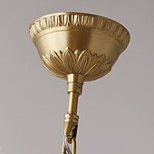 halpa Saarivalot-Art Deco -tähtiriippuvalaisin - geometrinen himmeälasiriipus