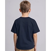 cheap Boy's 3D Funny Humor-Christmas Unisex Boys' 3D Graphic Funny Slang 67 T shirt Tee Short Sleeve 3D Print Summer Spring Sports Fashion Streetwear Kids 4-12 Years Crew Neck Outdoor Casual Daily Regular Fit