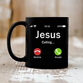 billiga Muggar och koppar-Rolig julklappsmugg Jesus kallar mugg kaffekopp meme present till män kvinnor tonåring trendig meme jultomtenmugg semesterfestpresent