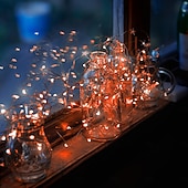 halpa Sähkökäyttöinen-Fantasiavalot sisätiloihin portaita makuuhuoneessa häissä puuloma-juhlatunnelman koristevalonjohdolla matalajännitteisellä pistokkeella 10/20/30/50/150/200M