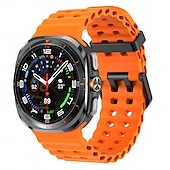 voordelige Samsung horlogebanden-Horlogeband voor Samsung Galaxy Kijk Ultra Siliconen Vervanging Band Verstelbaar Sportband Moderne gesp Oceaan band Polsbandje