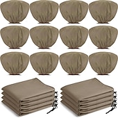 cheap Heating &amp; Cooling-12pcs Winter Plant Covers Frost Protection Bags for Shrubs Trees and Roses 39.4x23.6 Inches with Drawstring Suitable for Autumn and Winter Outdoor Gardening Shrub Covers Tree Protection