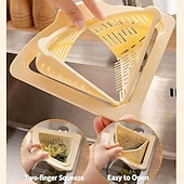 economico Utensili frutta e verdura-Cestello magnetico per lavello da 2 pezzi - scolapiatti da cucina pieghevole in plastica resistente con fondo anti-foratura e apertura a torsione, forte chiusura magnetica &amp; lavastoviglie