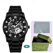 levne Quartz hodinky-Pokročilé pánské náramkové hodinky módní pánské quartz hodinky módní kalendář luminiscenční ciferník nejlepší volba dárku pro muže