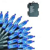 ieftine Parte-Lumini Roșii și Verzi Lumini Mini Conectabile Lumini pentru Copaci cu Fir Verde pentru Petreceri Interioare și Exterioare