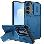 cheap Samsung Cases-Phone Case For Samsung Galaxy S25 Ultra Plus S25 Edge S24 S23 S22 A36 A26 A16 A55 5G A35 5G Back Cover with Stand Holder Shockproof Armor PC PU Leather