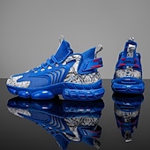 ieftine Pantofi de alergare pentru bărbați-Adidași sport albaștri și argintii pentru bărbați - pantofi de alergare de înaltă performanță cu design dinamic, ideali pentru stiluri de viață active și activități în aer liber