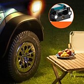 billige Utendørs Vegglamper-Arbeidslampe for alle scener med roterende lyshode med flere posisjoner, sterk magnetisk adsorpsjon, arbeidslampe for gårdsplass, utendørs campinglampe, vedlikeholdslampe.