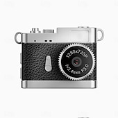 baratos Câmaras, Fotografia &amp; Vídeo-Chaveiro com câmera digital compacta e tela IPS de 0,96 polegadas. &amp;Câmera digital mini com flash, alça de pescoço, lente macro, recarregável via USB, vídeo 1080p, 20MP, autofoco híbrido, saída de
