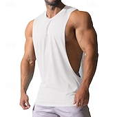 baratos Tops de ginásio-Homens Malha Íntima Colete Camiseta Interior camisa sem manga Sem Manga Decote V Decote Redondo Verão Tecido Moda Clássico Confortável 3 Peças Multi-pack Rua Casual Esportes A B C Top Tee para Homens